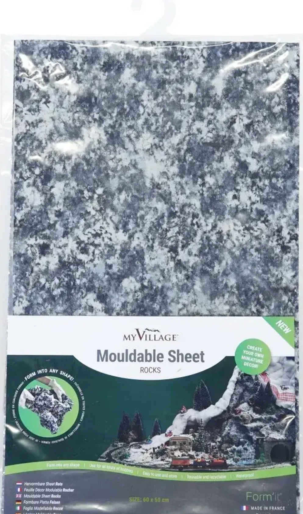 My Village vormbare sheet rots 60x50cm