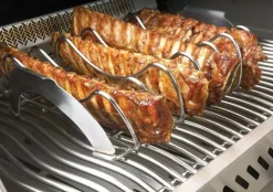 Napoleon grillrek voor spareribs 2 in 1 rvs