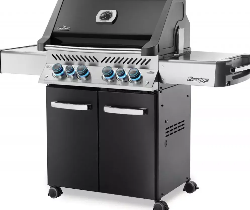 Napoleon Prestige 500 gasbarbecue met safety glow zwart