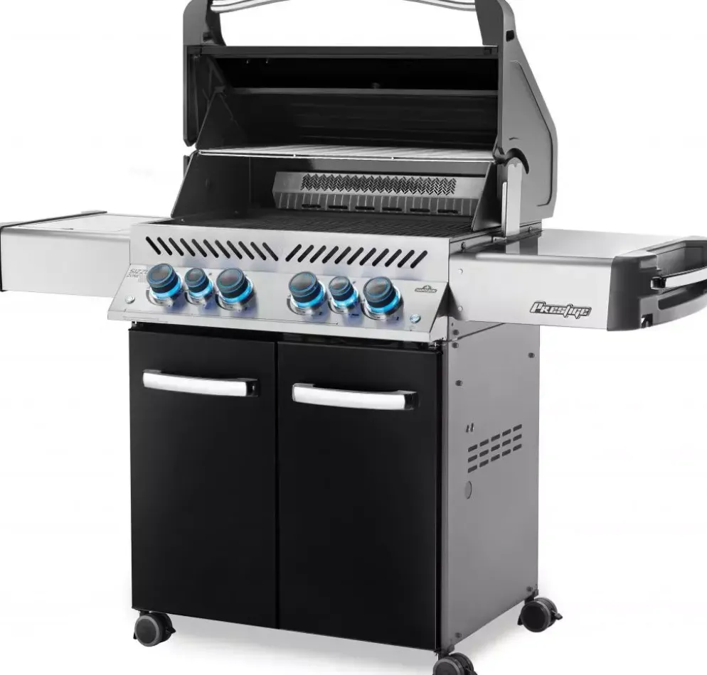Napoleon Prestige 500 gasbarbecue met safety glow zwart