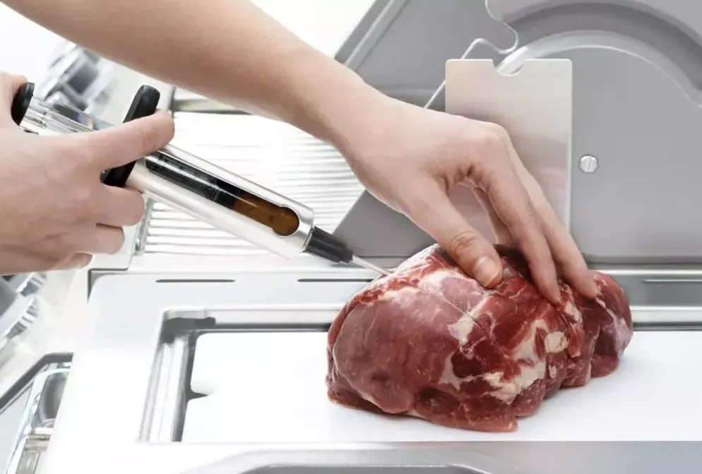 Napoleon Rvs marinade injectiespuit + 2 naalden