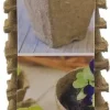 Nature Biopot | biologisch afbreekbare, vierkante kweekpotjes | 6x6x6cm 20st