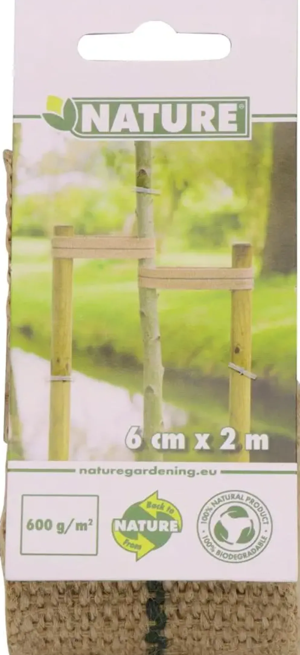 Nature Boomband Jute 6x200cm Naturel