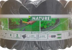 Nature borderrand 13cmx12m 3mm grijs