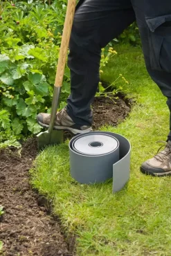 Nature Borderrand grijs h15 cm 10 meter