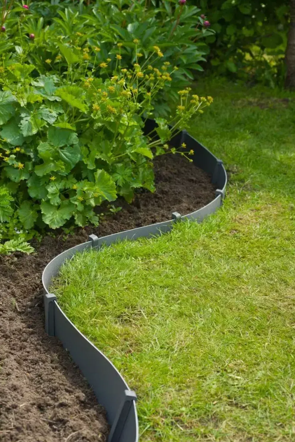 Nature Borderrand grijs h15 cm 10 meter