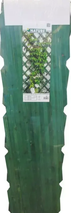 Nature Houten klimrek groen 100x300 cm fsc