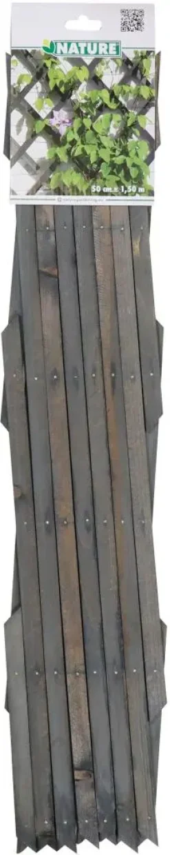 Nature Klimrek Hout 150x50cm Antraciet