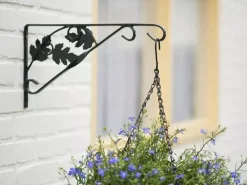 Nature Muurhaak decoratief groen h20b35cm