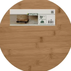 Nature Planttrolley bamboe h7.5xd30cm