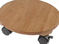 Nature Planttrolley bamboe h7.5xd30cm