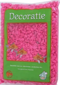 Neon quartz roze, zak à 1 kg.