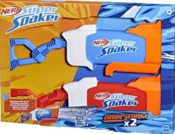 Nerf Super Soaker Rainstorm waterpistolen 55 cm set van 2