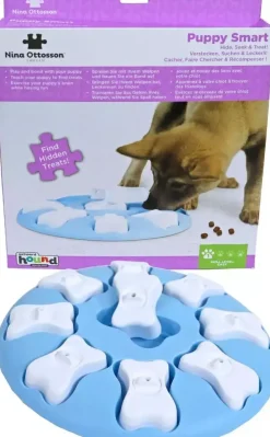 Nina Ottosson puppyspel puppy smart blauw