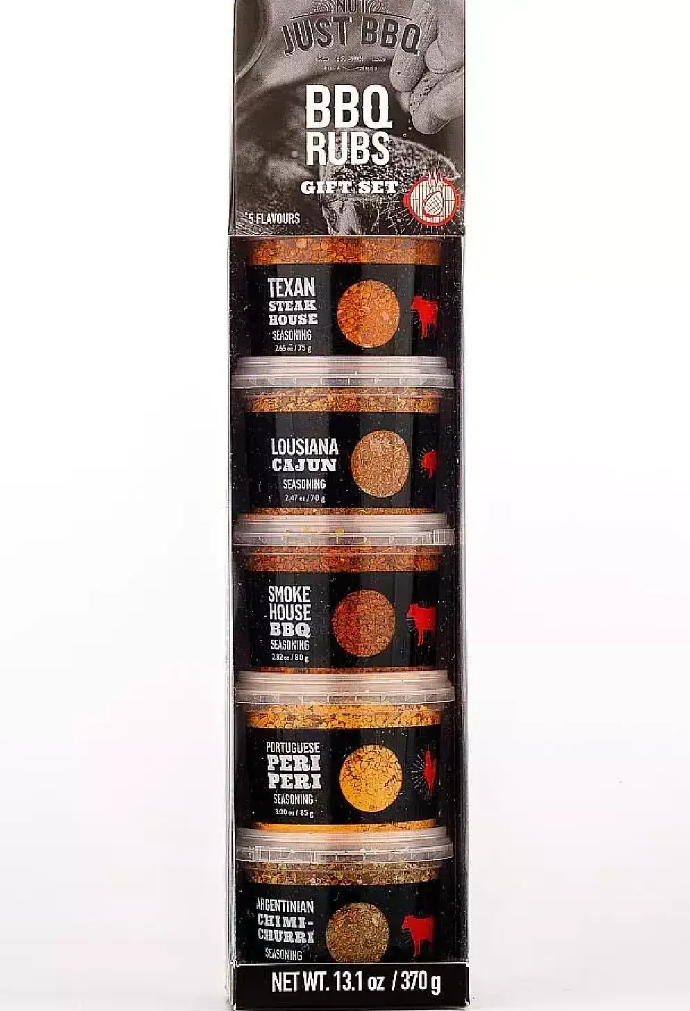 Not Just BBQ Rubs cadeauverpakking 370 gram