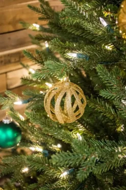 Our Nordic Christmas Arkansas grote kunstkerstboom houten voet groen 243cm