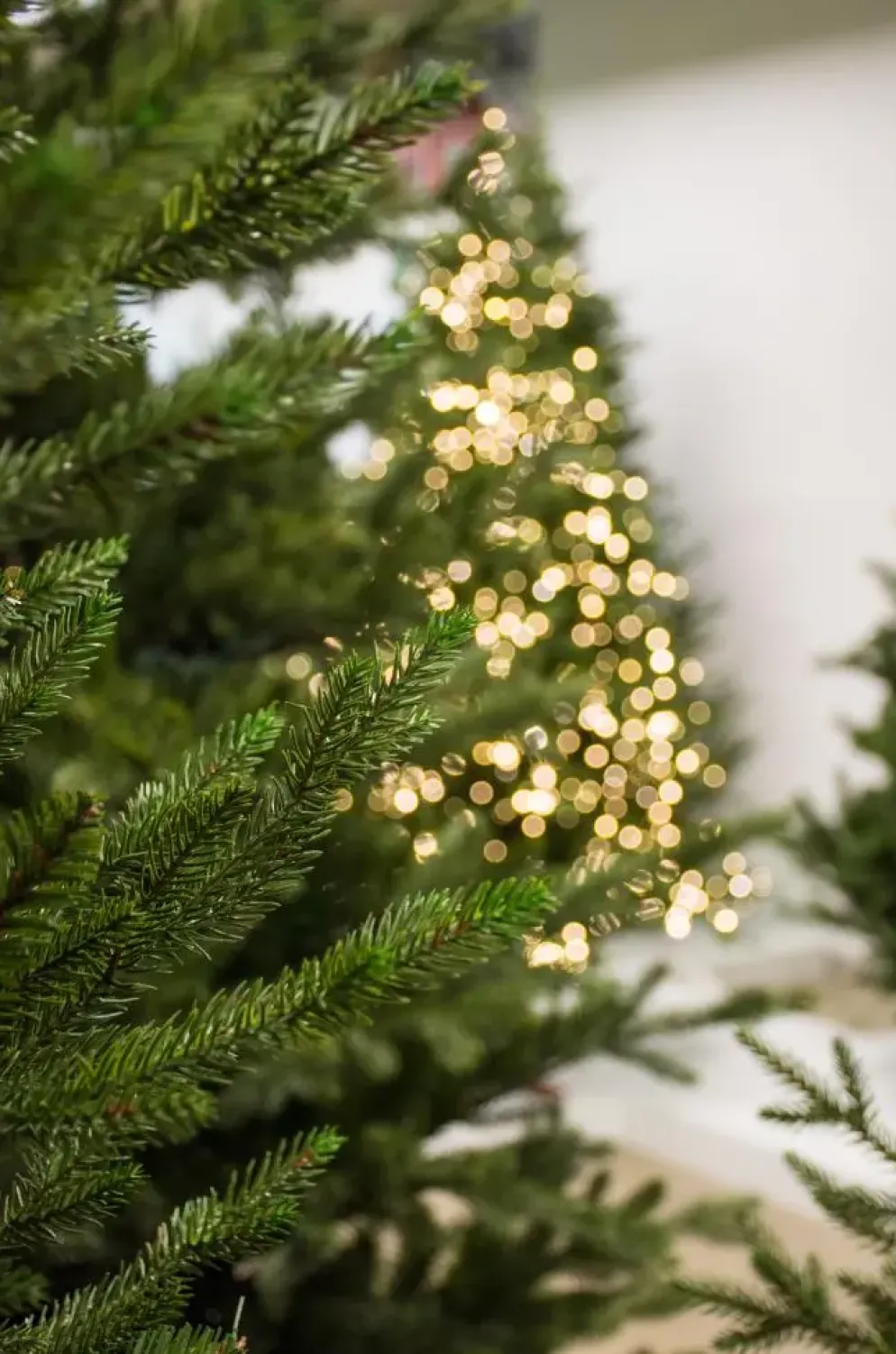 Our Nordic Christmas Arkansas grote kunstkerstboom houten voet groen 274cm