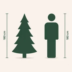 Our Nordic Christmas Kentucky deluxe kunstkerstboom 183cm
