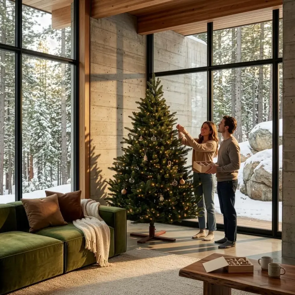 Our Nordic Christmas Kentucky Deluxe kunstkerstboom groen 198cm, 500 lampjes