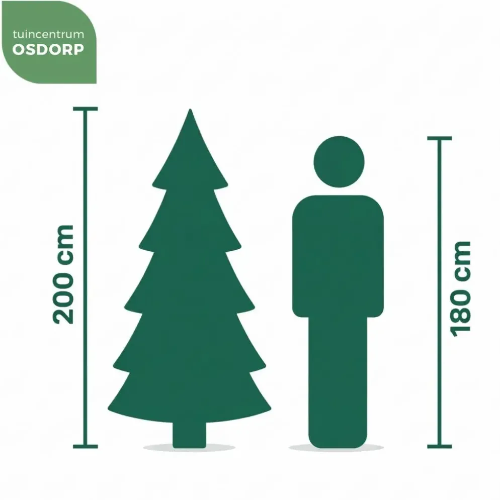 Our Nordic Christmas Kentucky Deluxe kunstkerstboom groen 198cm, 500 lampjes