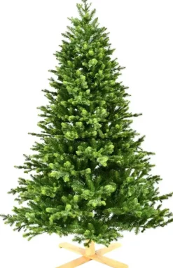 Our Nordic Christmas Lund kunstkerstboom houten voet groen 198cm