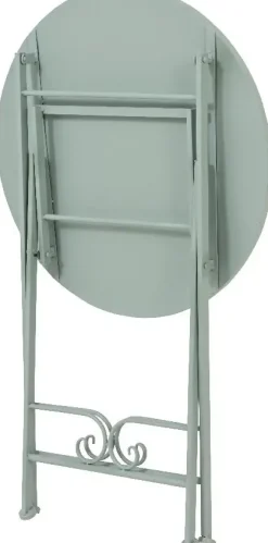 Outdoor Living by Decoris bistrotafel lausanne 60x76cm lichtblauw