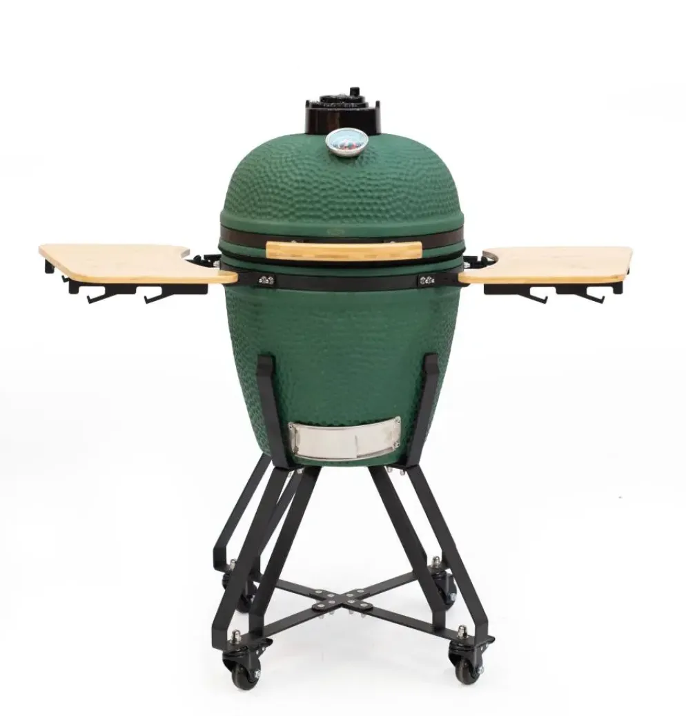 Own grill keramische barbecue 20" Large groen - zwart frame