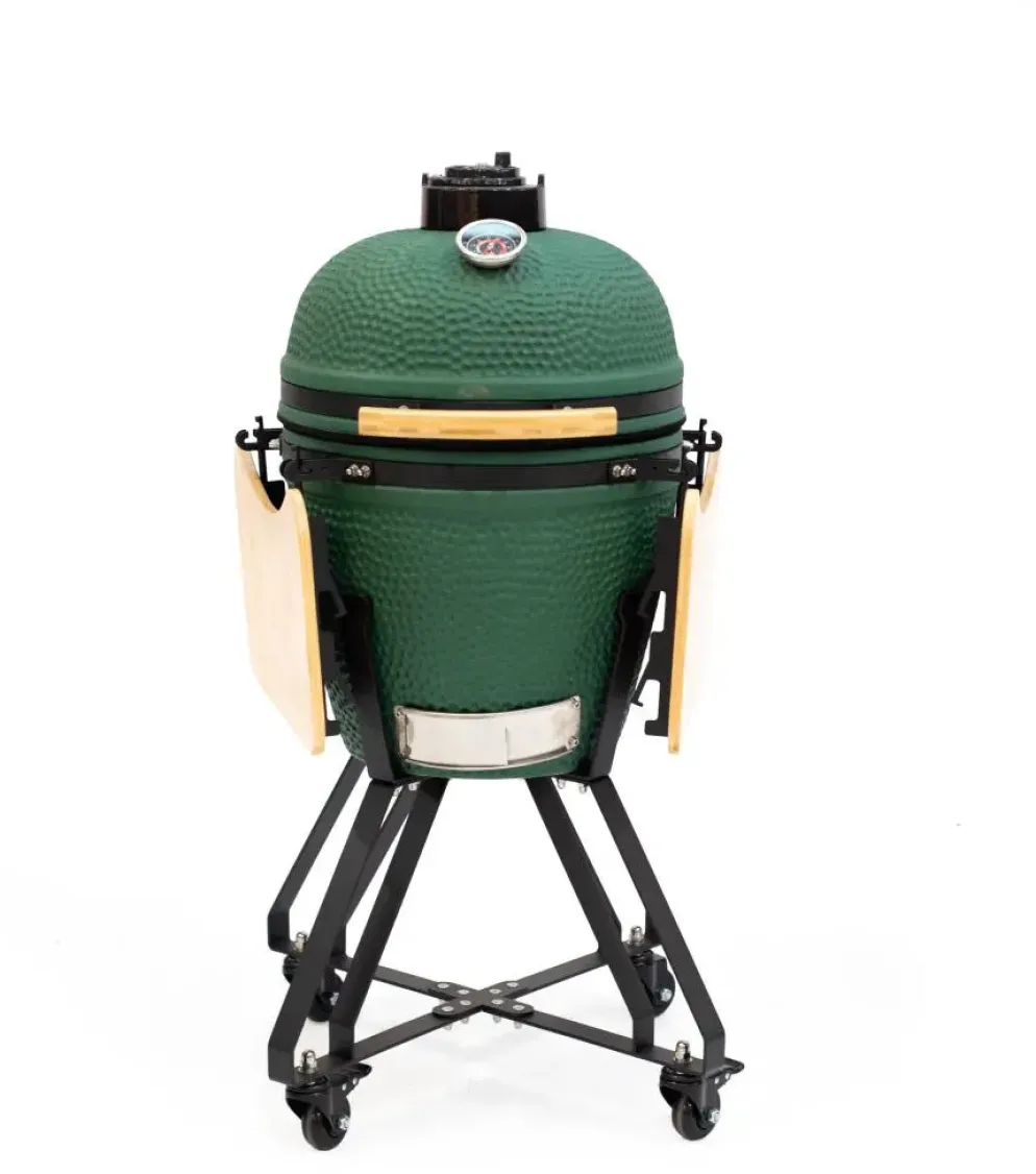 Own grill keramische barbecue 20" Large groen - zwart frame