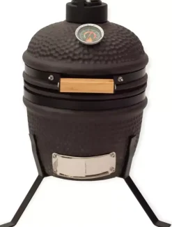 Own Grill keramische kamado barbecue 13 inch mini zwart V1