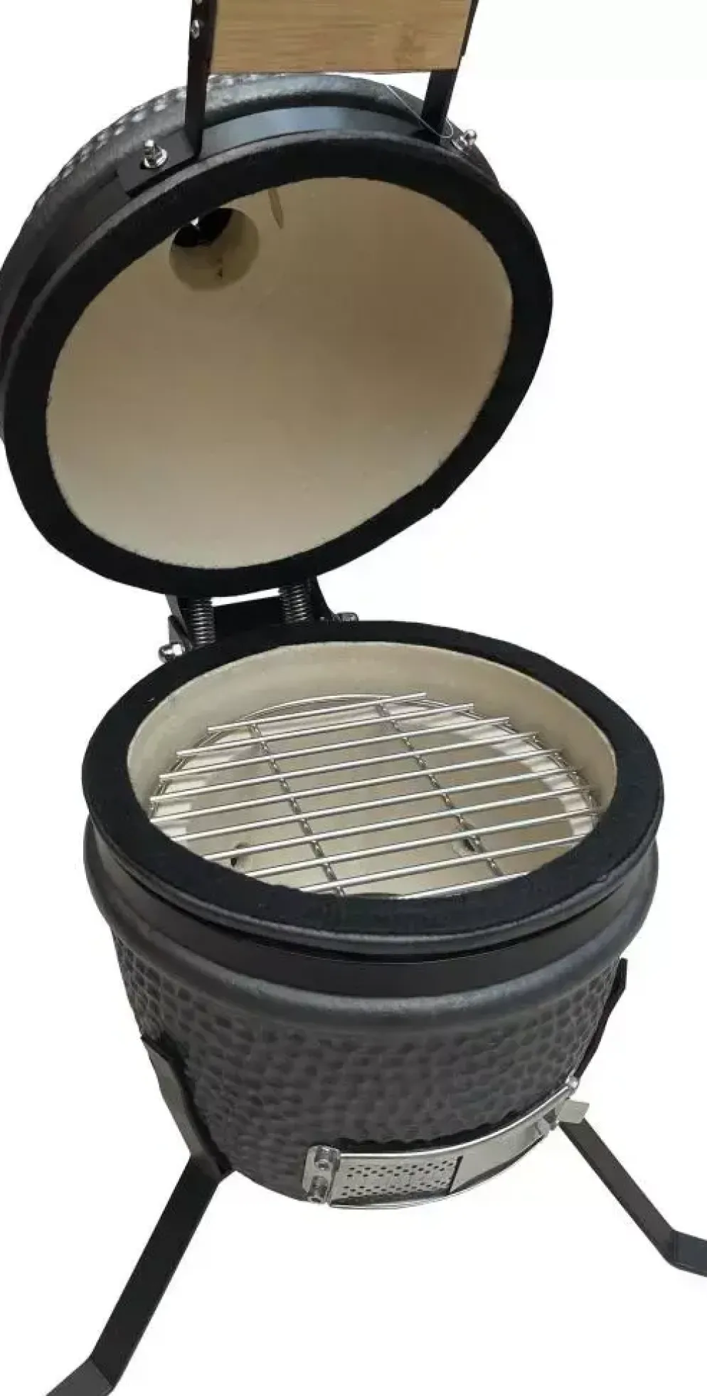 Own Grill keramische kamado barbecue 13 inch mini zwart V1