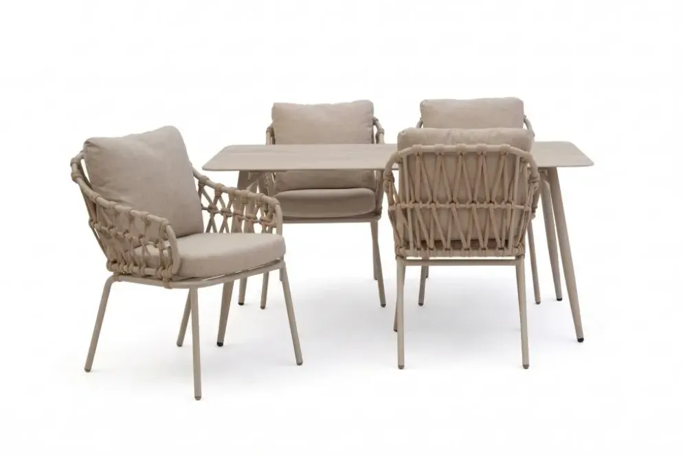 Own Living diningset alban 160 karina sandy beach
