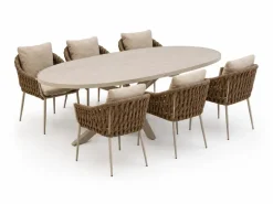 Own Living diningset amiens/melina 241 latte
