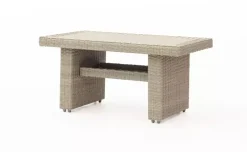Own Living hoge lounge tuintafel carvalho 142x81x70cm off white