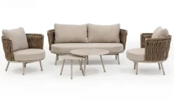 Own Living stoel-bank loungeset coralie sahara dust