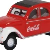 Oxford Citroën 2CV Coca-Cola 1:76 rood