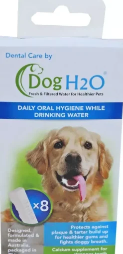 Pak à 8 dental care tabletten voor waterbak Cat H2O