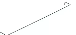Peacock borderrand recht 80 cm