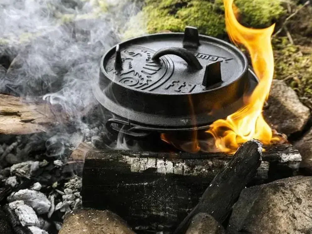 Petromax dutch oven ft3 met pootjes 1,6 liter