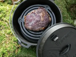 Petromax gietijzeren onderzetter met pootjes 23cm