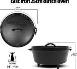 Pit Boss 6-delige gietijzeren starterset