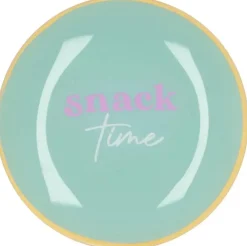 Plate round snack time 18x18x2cm