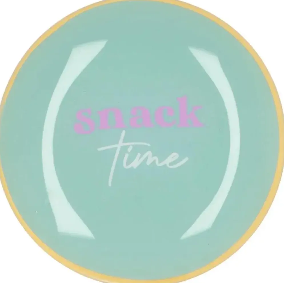 Plate round snack time 18x18x2cm