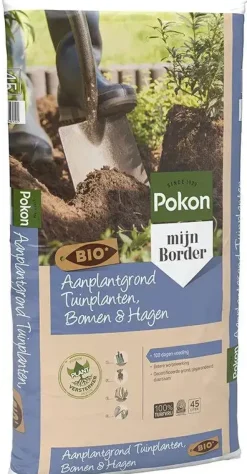 Pokon Bio Aanplantgrond Tuinplanten, Bomen & Hagen 30L