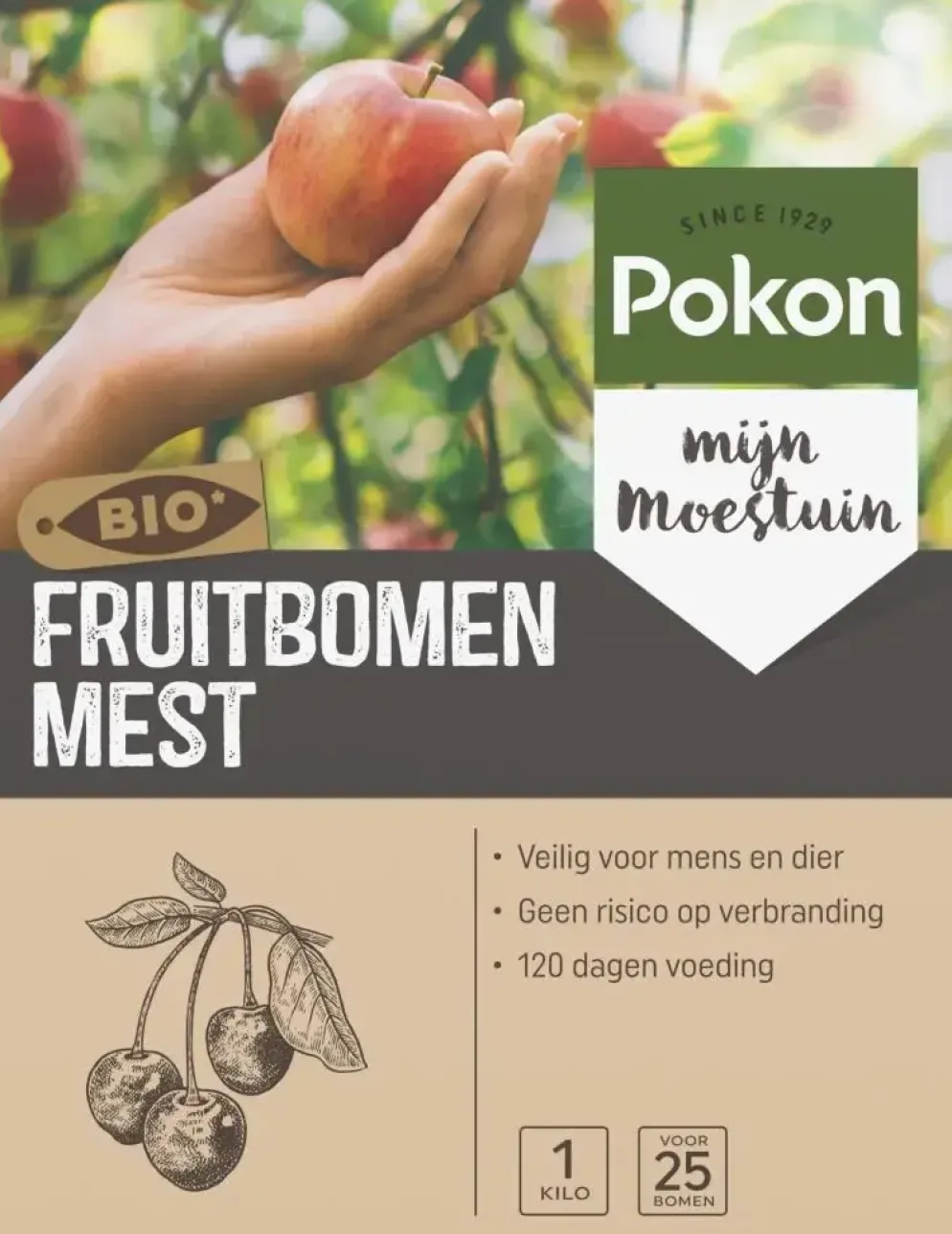 Pokon Bio Fruitbomen Mest 1kg