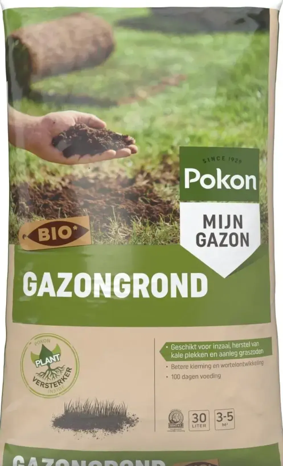 Pokon Bio Gazongrond Turfvrij 30L