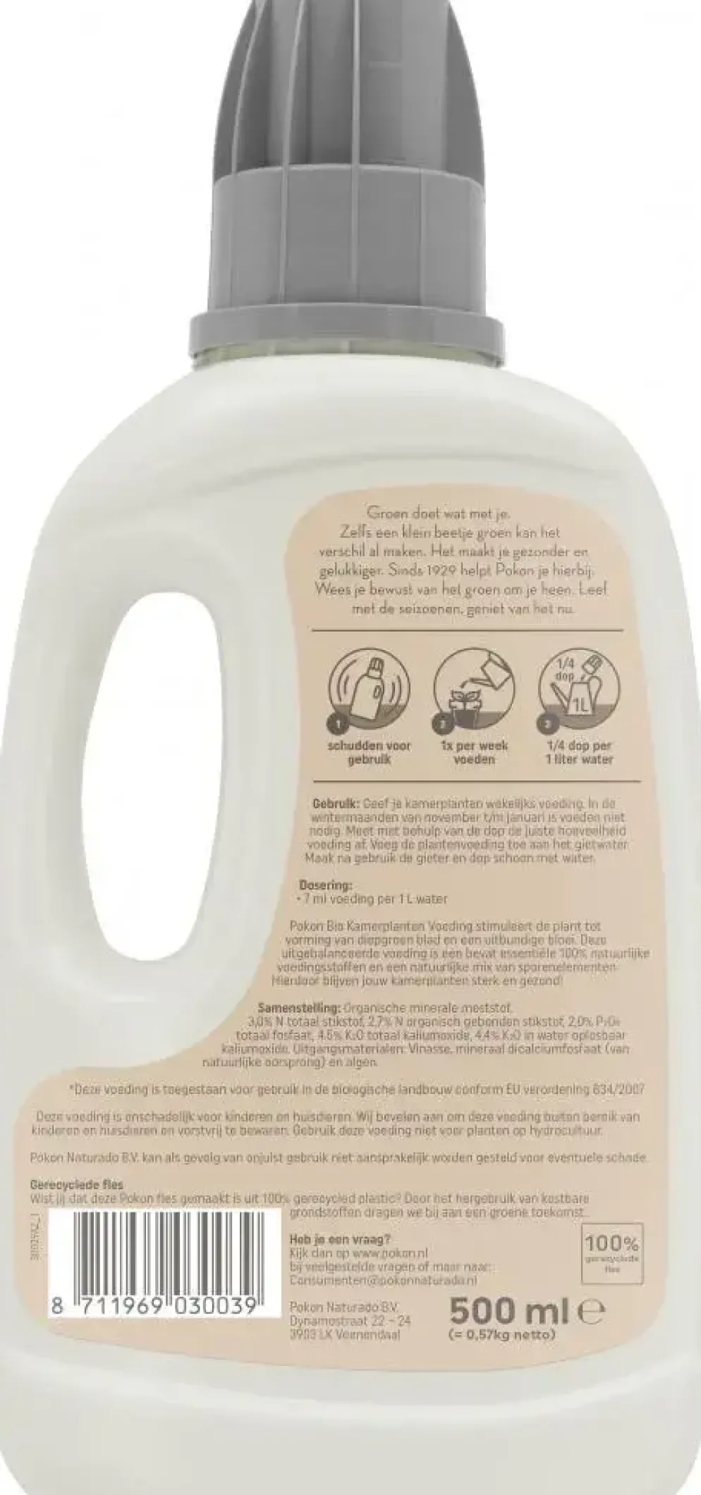 Pokon Bio Kamerplanten Voeding 500ml