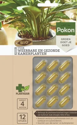 Pokon Bio Plantkuur Bladinsectgevoelige Planten Capsules 12 stuks