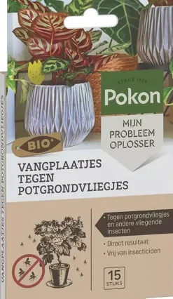 Pokon Bio Vangplaatjes tegen Rouwvliegjes 15st.