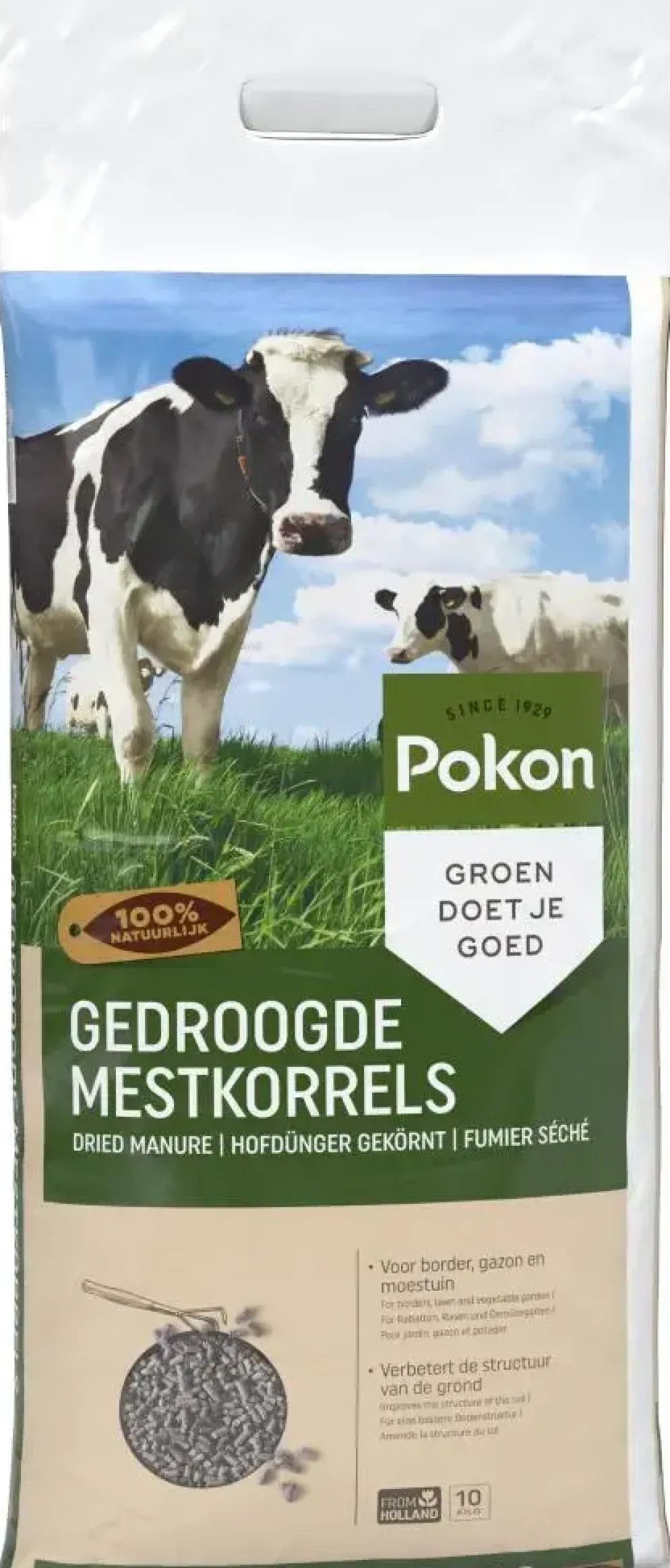 Pokon Gedroogde Mestkorrel 10kg