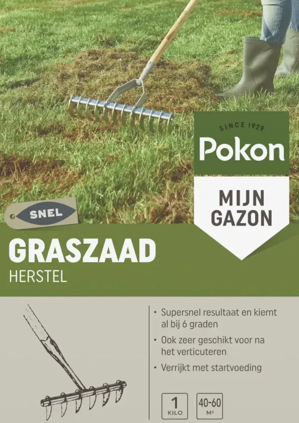 Pokon Graszaad Herstel SOS 1kg